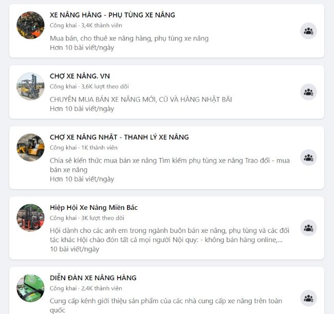 xe nâng hàng tại quận hoàn kiếm