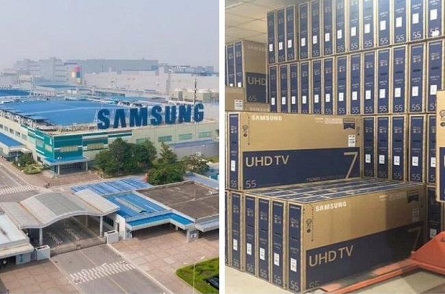 Ứng Dụng Xe Nâng Hàng tại nhà máy Samsung và Lợi Ích